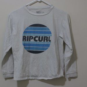 RIPCURL long sleeve white tee